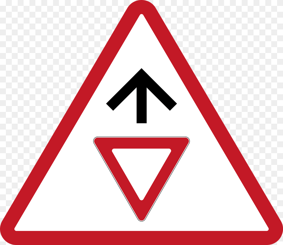 Yieldgive Way Sign Ahead Sign In Philippines Clipart, Symbol, Road Sign, Triangle Free Transparent Png