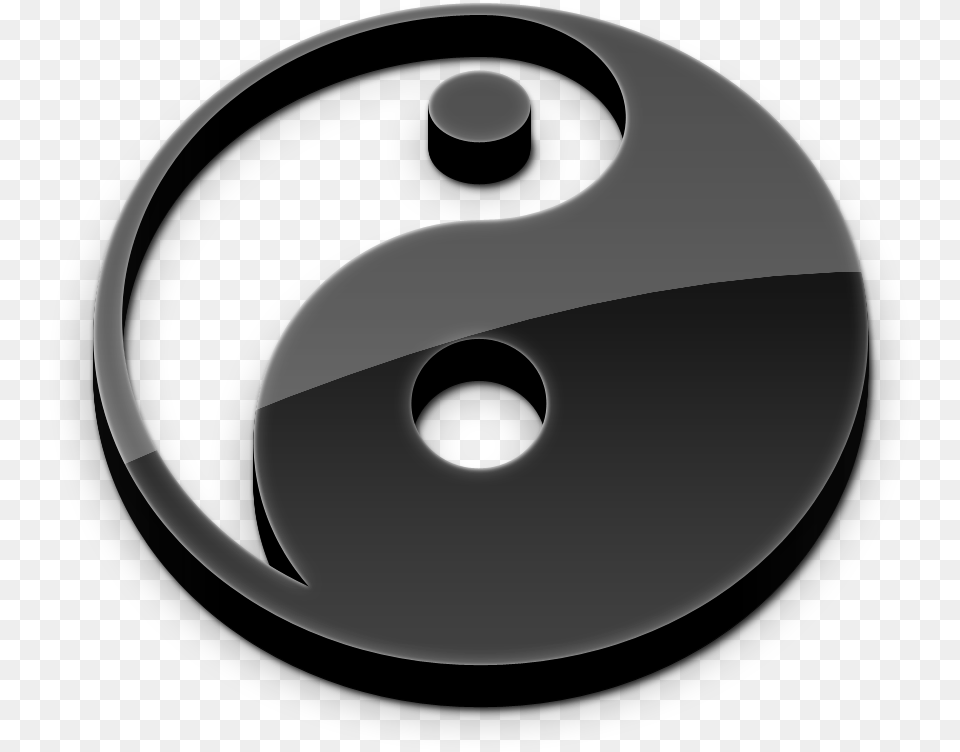Yin And Yang, Sphere, Disk Free Png Download