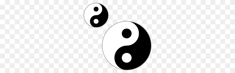Yin And Yang, Number, Symbol, Text, Disk Free Png Download