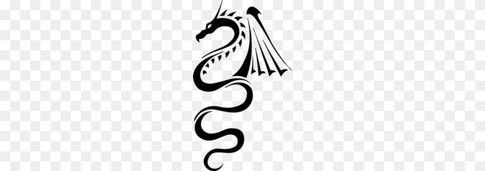 Yin And Yang Chinese Dragon Japanese Dragon Tattoo, Gray Free Png