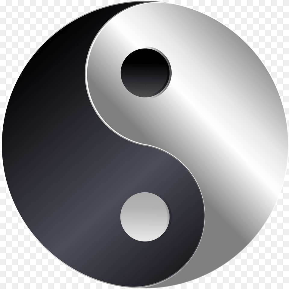 Yin And Yang Clipart, Symbol, Disk, Number, Text Free Png Download