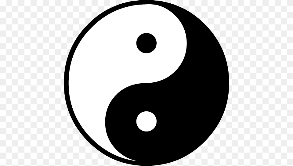 Yin And Yang Symbol, Number, Text, Disk Png Image