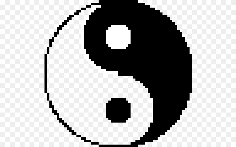 Yin And Yang Pixel, Nature, Night, Outdoors, Astronomy Free Transparent Png