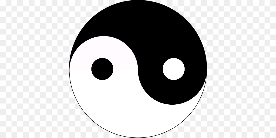 Yin Y Yang Equilibrio Native Arts Yin, Astronomy, Moon, Nature, Night Free Png Download