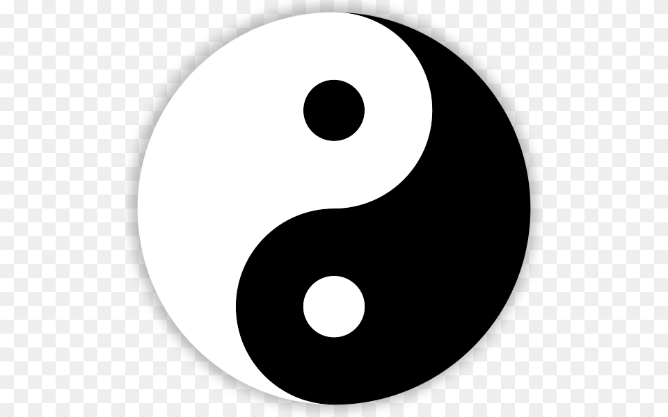 Yin Yang, Number, Symbol, Text, Disk Png Image