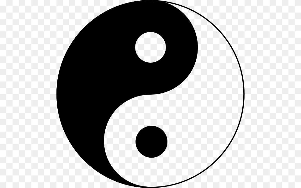 Yin Yang Clip Art, Number, Symbol, Text, Disk Png Image