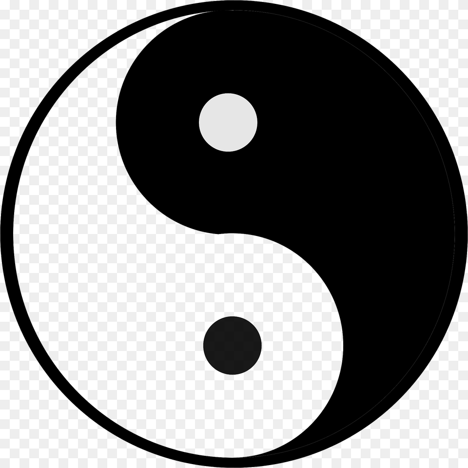 Yin Yang Clipart, Symbol, Number, Text, Disk Png