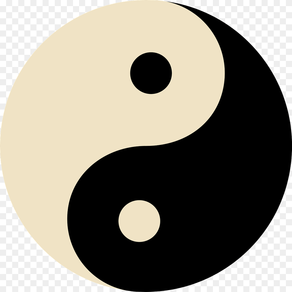 Yin Yang Clipart, Symbol, Number, Text, Astronomy Png