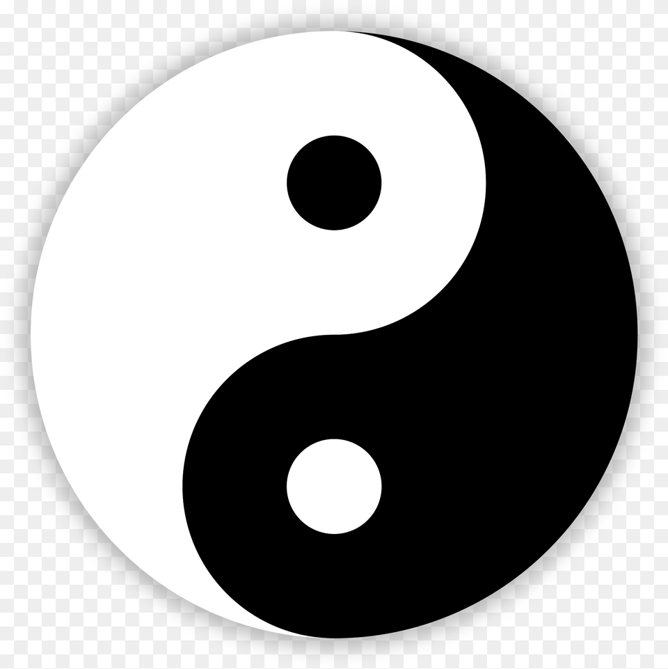 Yin Yang Clipart, Number, Symbol, Text, Disk Free Transparent Png