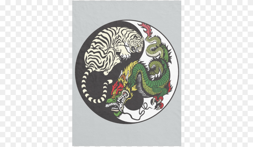 Yin Yang Dragon And Tiger, Home Decor, Rug, Plate, Pattern Free Transparent Png