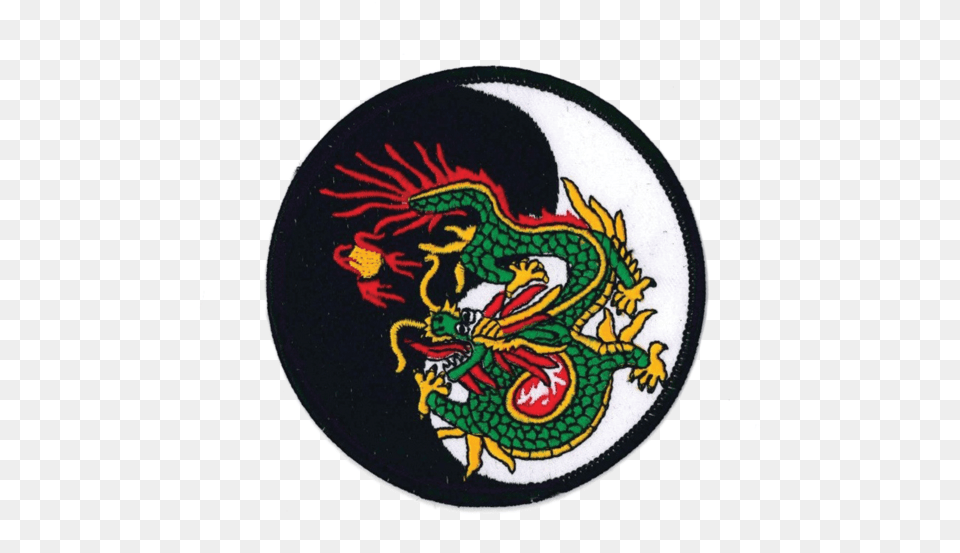 Yin Yang Dragon Patch 4 Jiu Jitsu Yin Yang, Emblem, Symbol, Logo Png