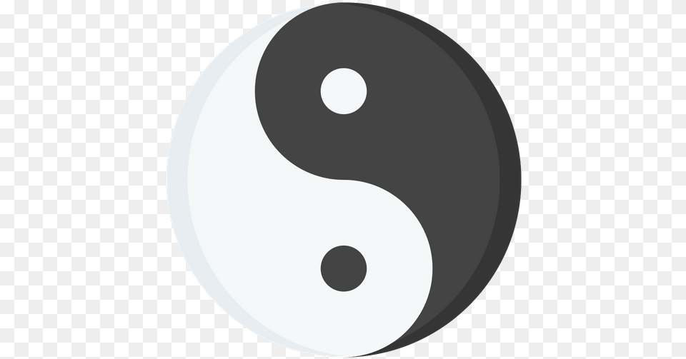 Yin Yang Icon Of Flat Style Dragon Yin Yang, Symbol, Number, Text, Disk Free Transparent Png