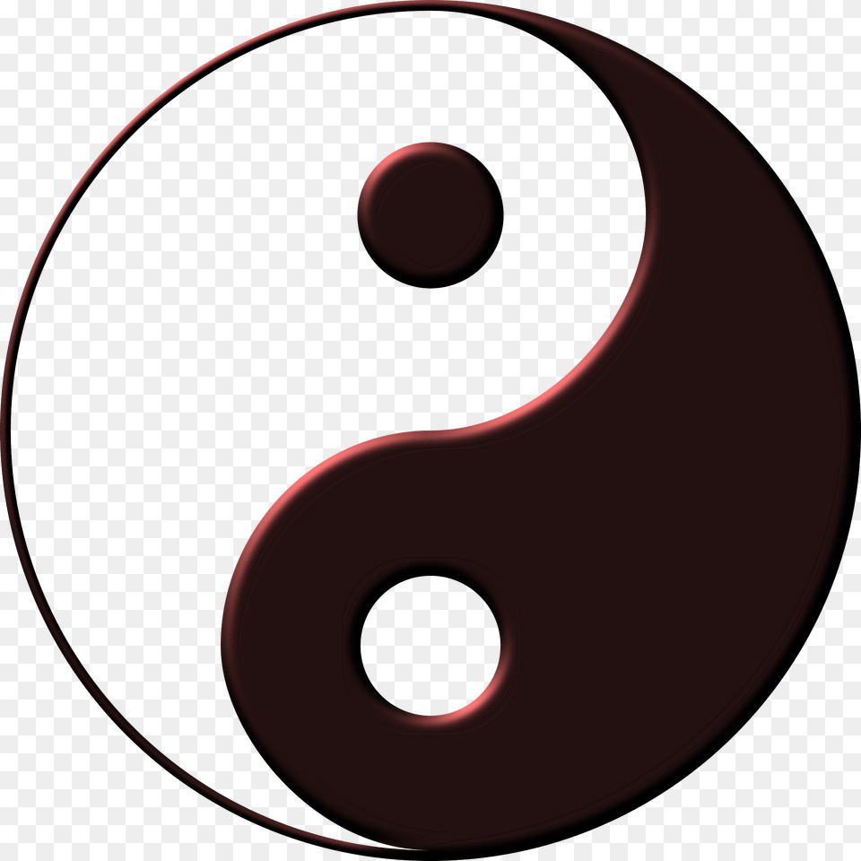 Yin Yang In Red Icons, Symbol, Text, Disk, Number Free Transparent Png