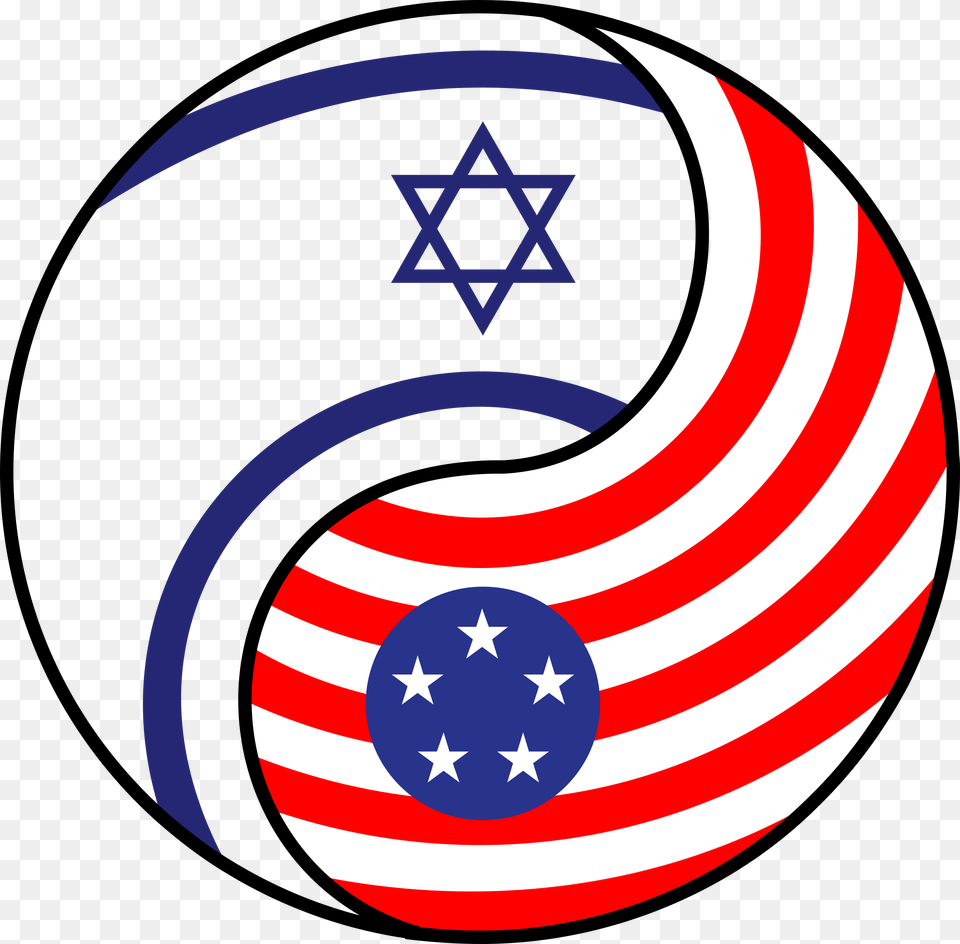 Yin Yang Israel America Icons, American Flag, Flag Png Image