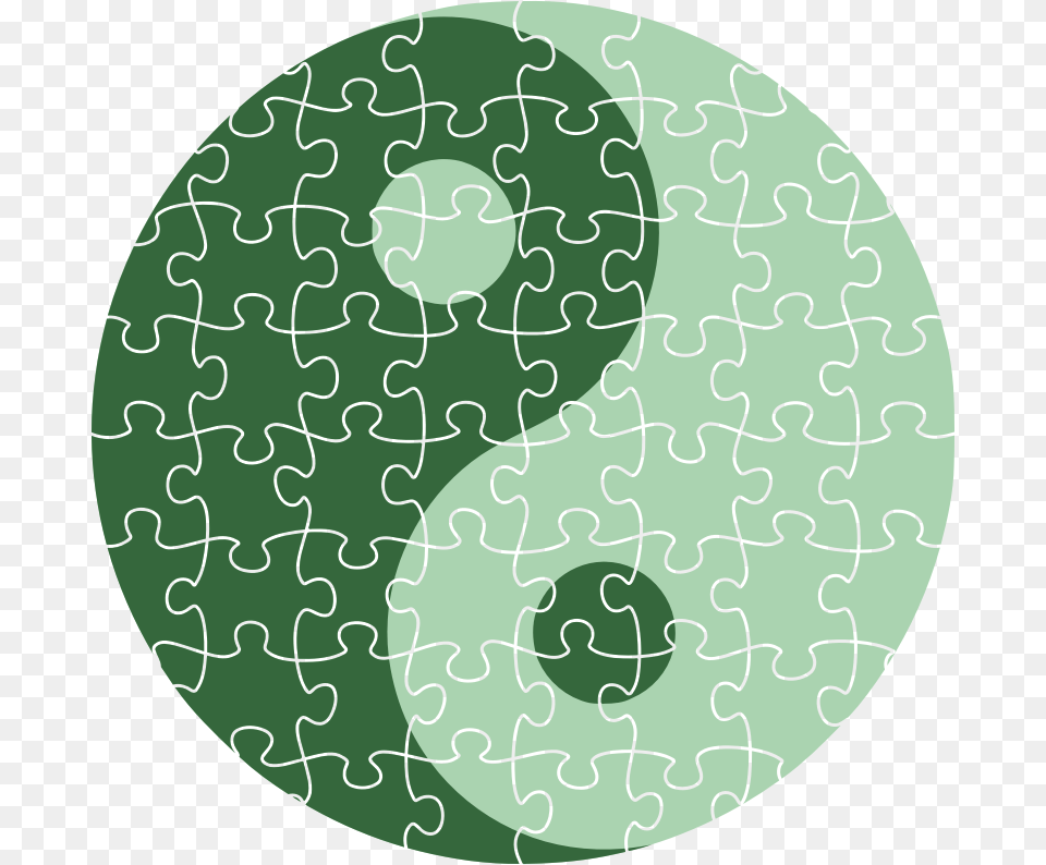 Yin Yang Jigsaw Circle, Game, Jigsaw Puzzle Png