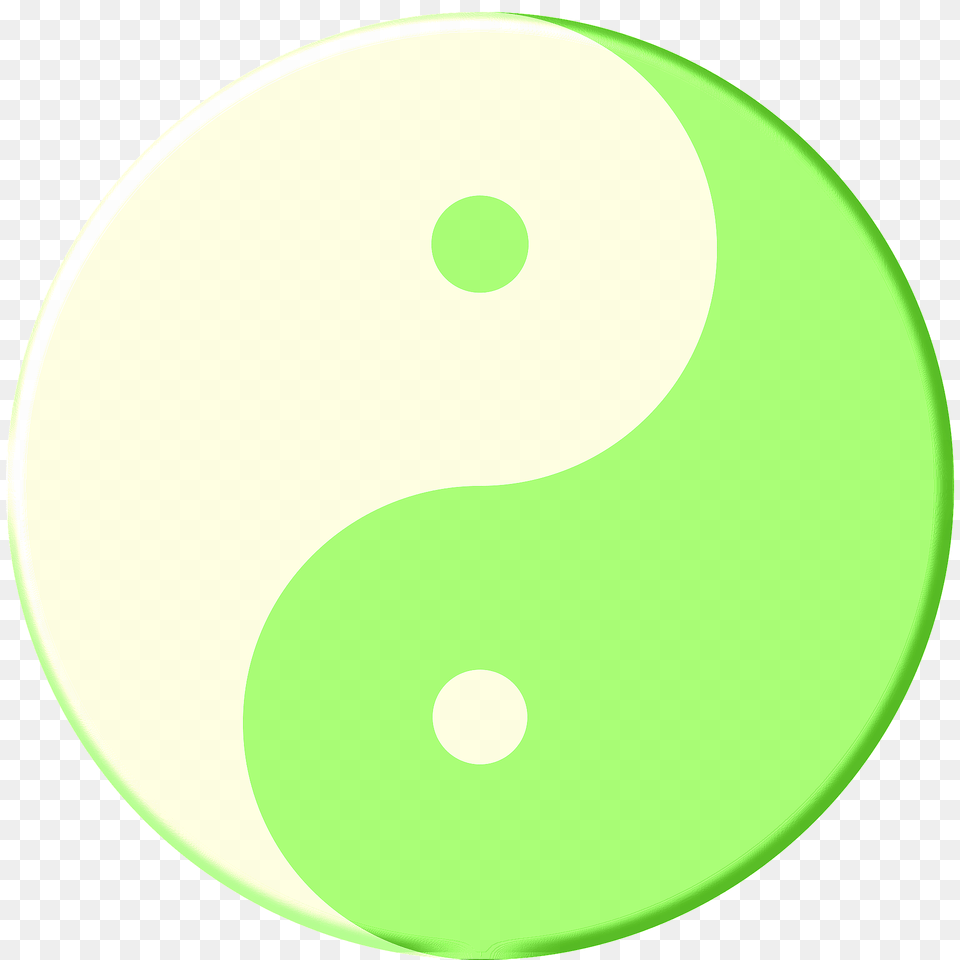 Yin Yang Mint Pudding Clipart, Symbol, Number, Text, Green Png