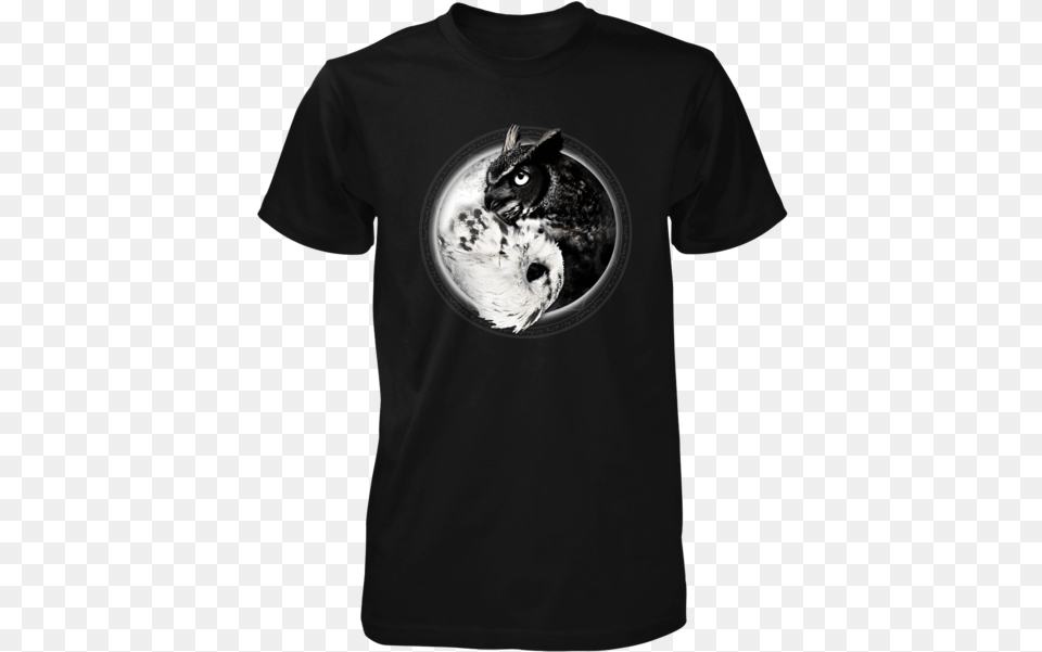 Yin Yang Owl Inspired By Witchcraft Amp Wicca Don T Be A Do Nothing Bitch, Clothing, T-shirt, Animal, Cat Png