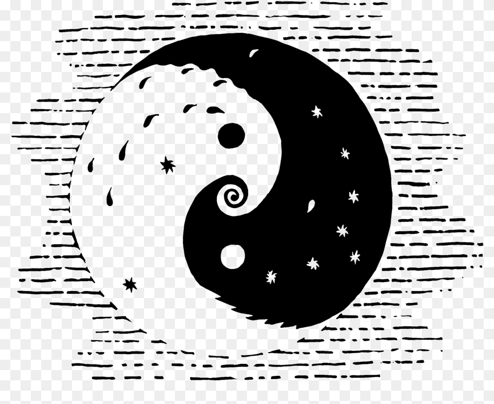 Yin Yang Poster Yin Yang, Coil, Spiral, Machine, Rotor Free Png Download