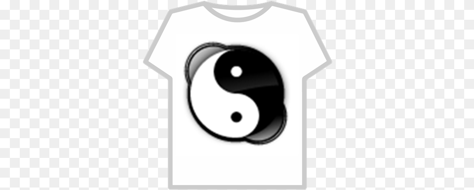 Yin Yang Skypepng Roblox Roblox Black Dragon T Shirt, T-shirt, Clothing, Sport, Soccer Ball Png