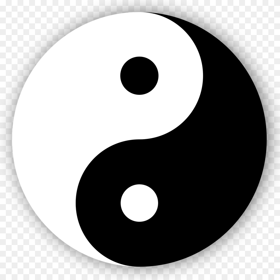 Yin Yang Symbol Clip Arts, Text, Number, Astronomy, Moon Png Image