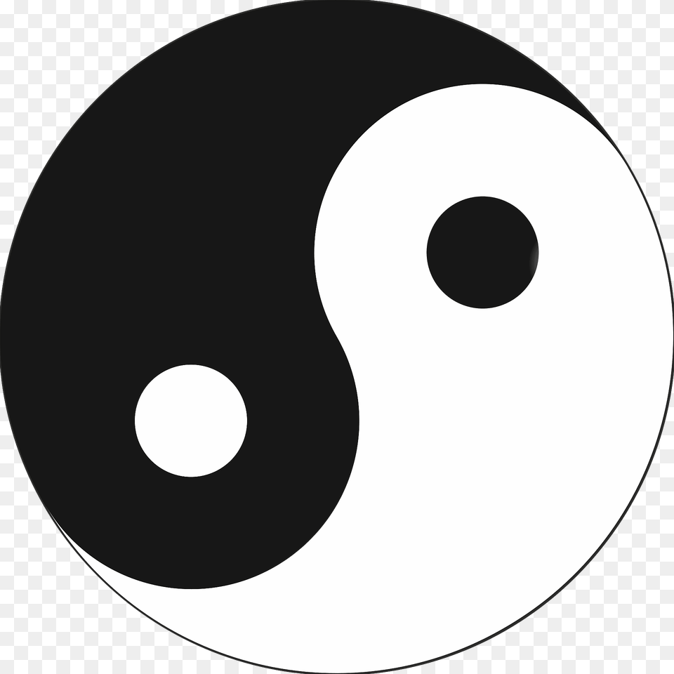 Yin Yang Symbol Clipart, Text, Number, Astronomy, Moon Free Png Download