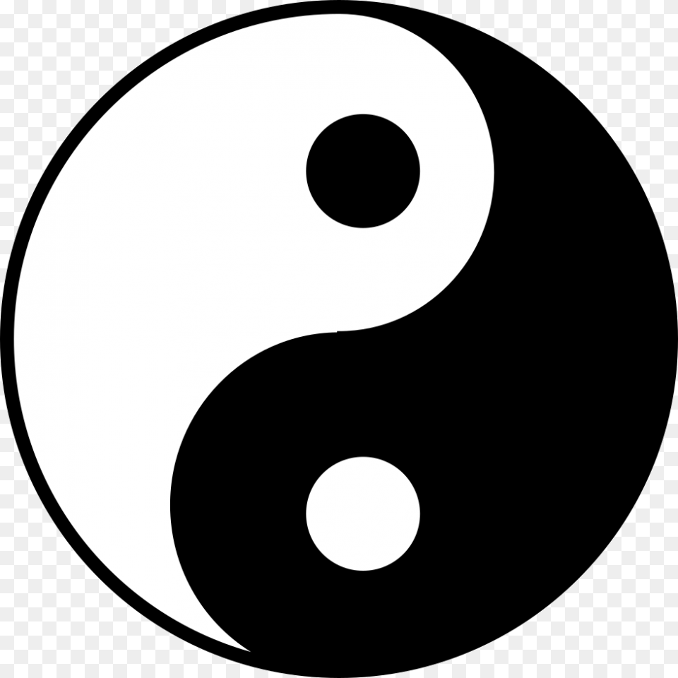 Yin Yang Symbol Yin Yang, Number, Text, Disk Free Png