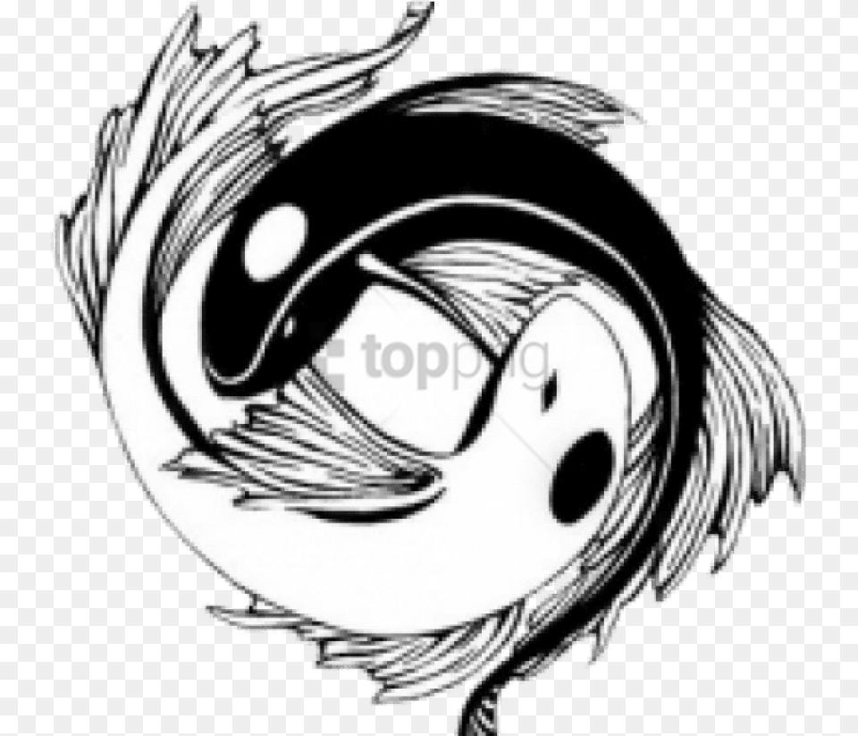 Yin Yang Tattoos Transparent Images, Book, Comics, Publication, Person Png