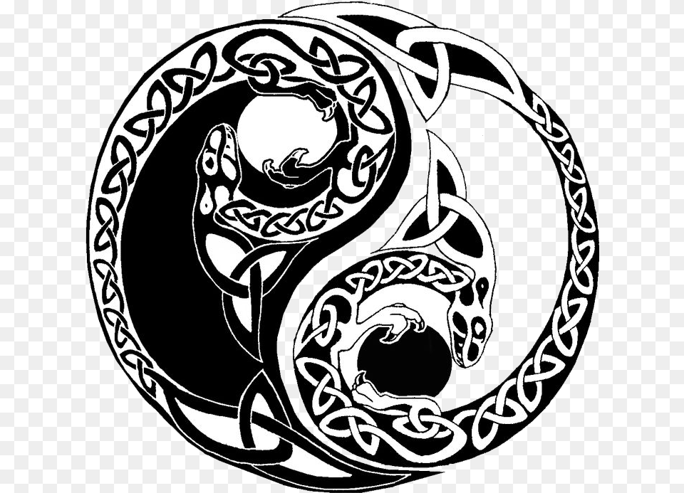 Yin Yang Transparent, Pattern Free Png