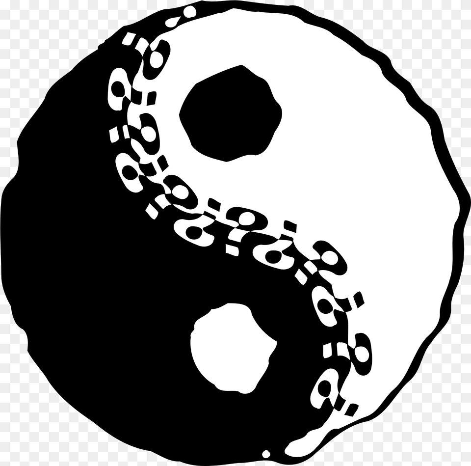 Yin Yang Transparent, Stencil, Baby, Person, Text Free Png Download