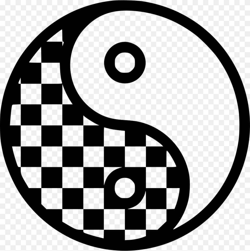 Ying Yang Chinese Wall Chess Puzzle, Symbol, Number, Text, Game Free Png Download
