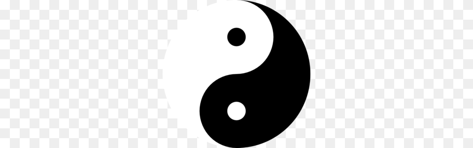 Ying Yang Clip Art, Symbol, Number, Text, Astronomy Png Image