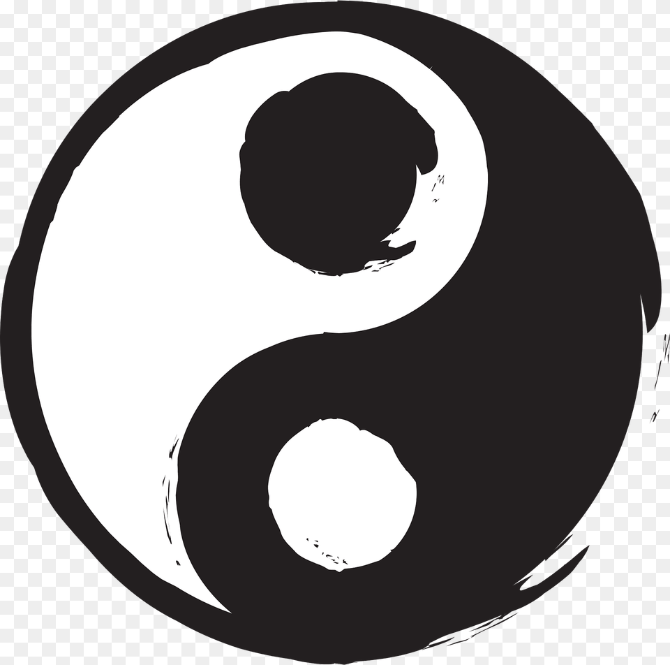 Ying Yang Clipart, Symbol, Number, Text Free Png Download