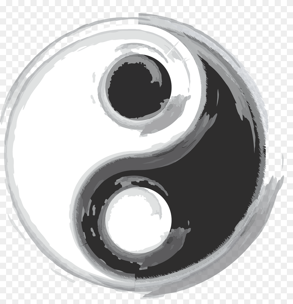 Ying Yang Clipart, Symbol, Text, Number Png Image
