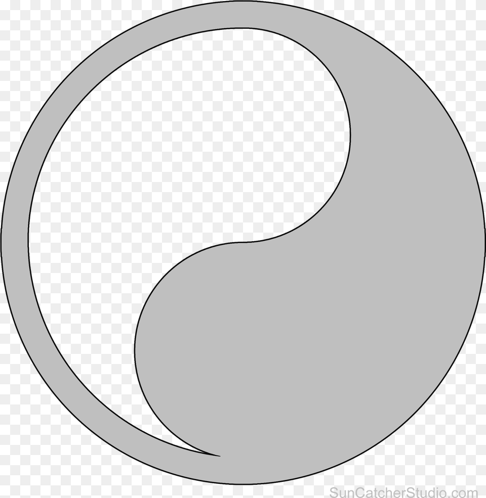 Ying Yang Pattern Circle, Nature, Night, Outdoors, Astronomy Png