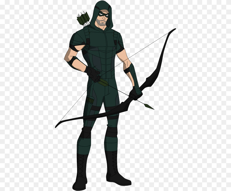 Yj Black Canary Redesign, Archer, Archery, Bow, Person Free Transparent Png