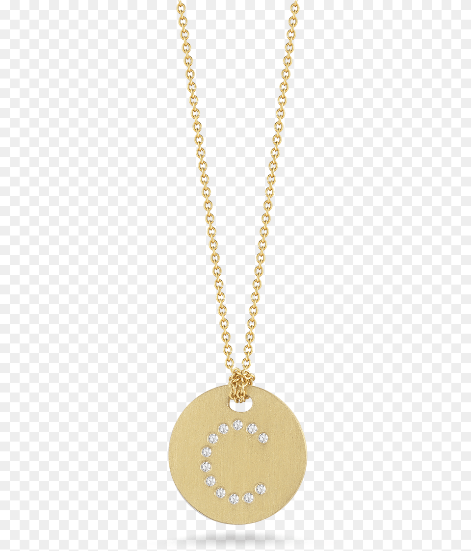 Ykle 18 K Italian Gold Disc Pendant Is Inscribed With Chain, Accessories, Jewelry, Necklace, Diamond Free Png
