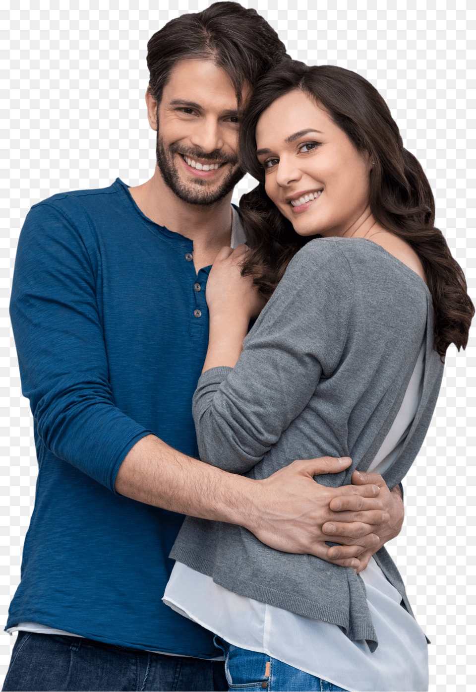 Ykle Hug Couple, Adult, Face, Female, Happy Free Png Download