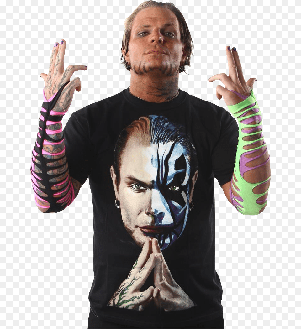 Ykle Jeff Hardy Wallpapers Jeff Hardy The Ring, Person, T-shirt, Body Part, Clothing Png