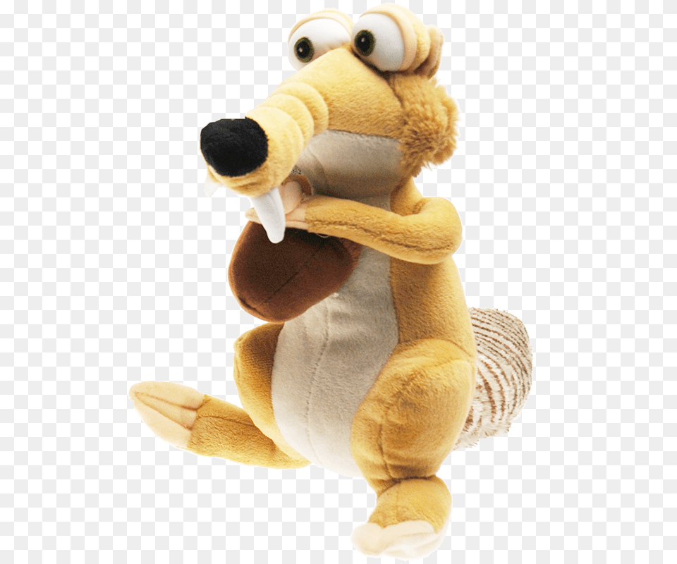 Ykle Sid Manfred Scrat Sloth Ice Age Squirrel Plush, Toy Png