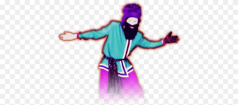 Ymca Coach 1 Big Ymca Just Dance, Purple, Adult, Female, Person Png