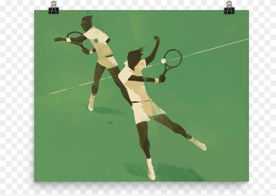 Ymer Brothers Print Tennis Player, Adult, Person, Man, Male Png Image
