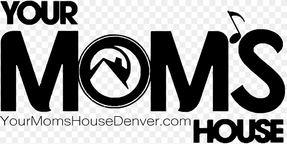 Ymhmerchlogoblack Quot Your Mom39s House Denver Logo, Gray Free Png