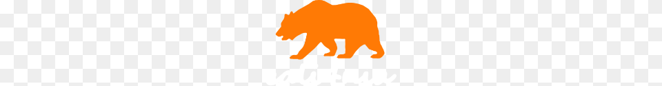 Ymize Custom Clothing California Orange Bear, Animal, Mammal, Wildlife, Baby Free Transparent Png