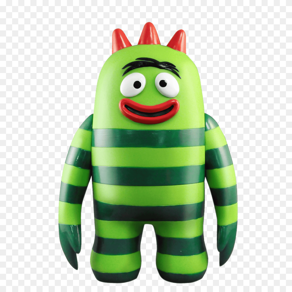 Yo Gabba Gabba Brobee Action Figure, Plush, Toy, Mortar Shell, Weapon Png Image