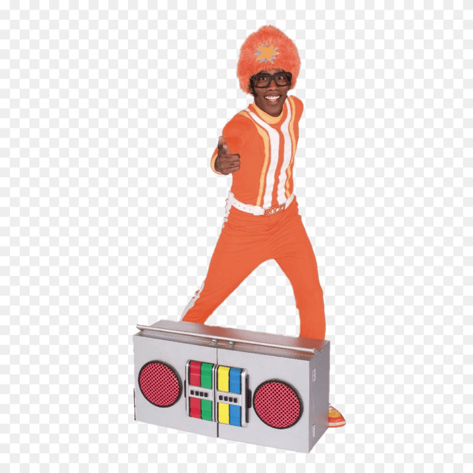 Yo Gabba Gabba Dj Lance Thumb Up, Adult, Male, Man, Person Free Png Download