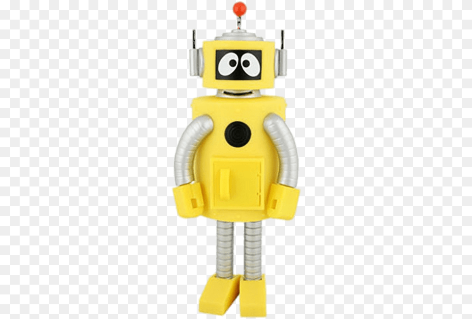 Yo Gabba Gabba Plex Yo Gabba Gabba Yellow Robot, Toy Free Png Download