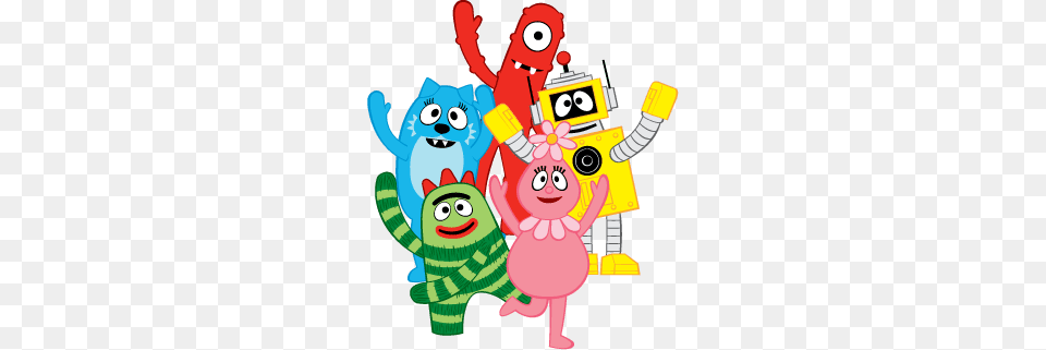 Yo Gabba Gabba Team, Baby, Person Png Image