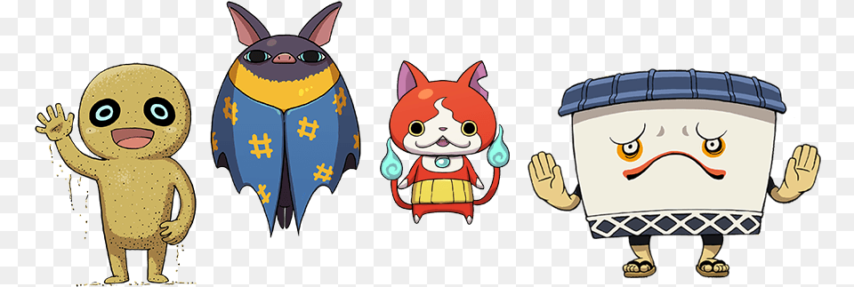 Yo Kai Watch Blasters Red Cat Corps Nintendo 3ds Games Fictional Character, Cartoon, Baby, Person, Animal Free Png