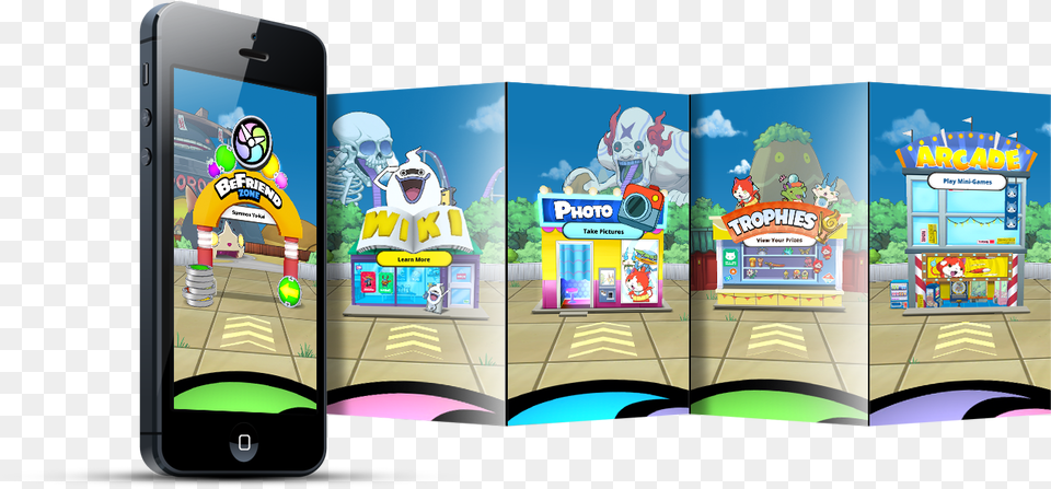 Yo Kai Watch Game Land, Electronics, Mobile Phone, Phone Free Transparent Png