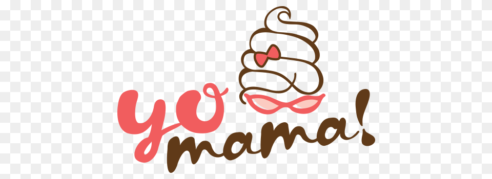Yo Mama Frozen Yogurt And Goodies, Cream, Dessert, Food, Ice Cream Free Png